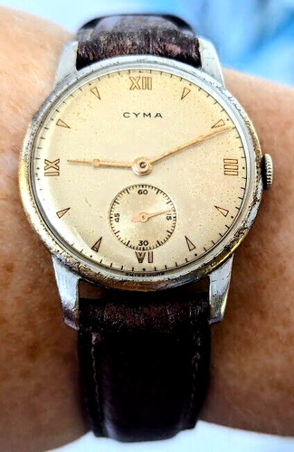 Gents 1940s swiss cyma 15j - ss,