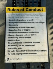 Vintage NYC MTA Transit