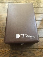 Daum France Crystal Square Cylinder Vase 8.7" Height w/ Box - Mint Condition