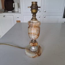 Vintage Onyx Marble Table Lamp