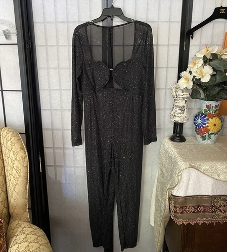 Shein blk glitter stretch - shein,