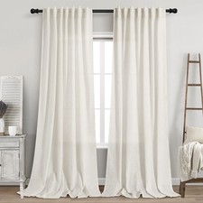 2 Panels Set Cream Linen