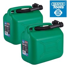 2 x Draper 10L Petrol Jerry
