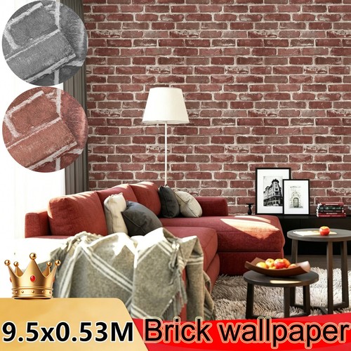 Wallpaper gray red brick - wallpaper,