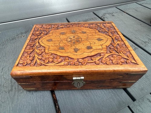 Hand made carved - carved, wooden