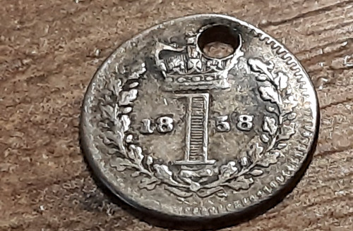 Victoria silver maundy penny - maundy,