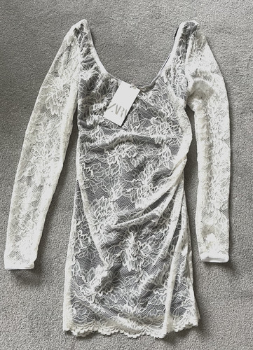 Zara white lace - white, &