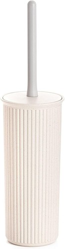 Ribbed toilet brush with bin - toilet,