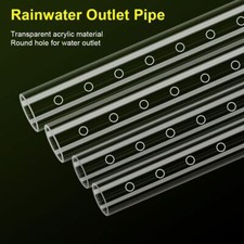 1Pcs Transparent Outflow Pipe