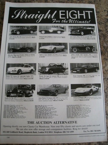 Straight eight car stock - straight,