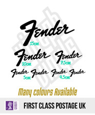 Fender Guitar vinyl sticker