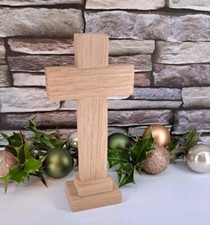 Oak cross.wooden self standing