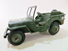 DINKY 153a 'WILLY'S US ARMY JEEP'. ARMY/MILITARY. VINTAGE. VERY GOOD. ORIGINAL.