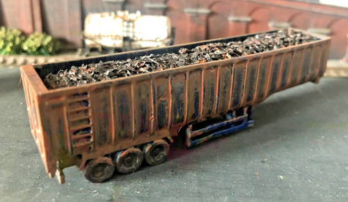 Modern bulk tipper trailer - modern, 3d