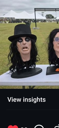 Alice cooper head bust - cooper,