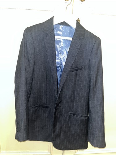 Boys grey pinstripe marks - grey, and