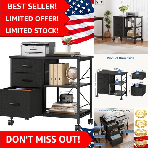 Sturdy tier printer stand - 3-tier,