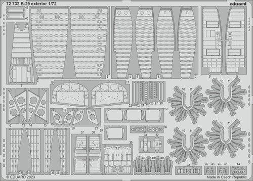Eduard 72732 boeing b 29 - eduard,