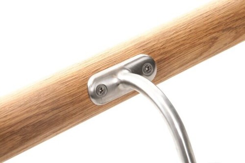 Handrail stair rail round oak - handrail,