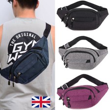 Water Resistant Large Bum Bag Travel Waist Fanny Pack Money Hiking Bumbag Belt