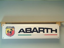 Abarth Car Banner Car Workshop Garage Wall Display Fiat  500 500C