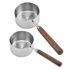 Milk Pan Saucepan Boiling Water Stainless Steel Milk Pan  Wooden Handle