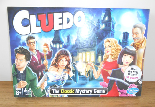 Modern cluedo board game - board,