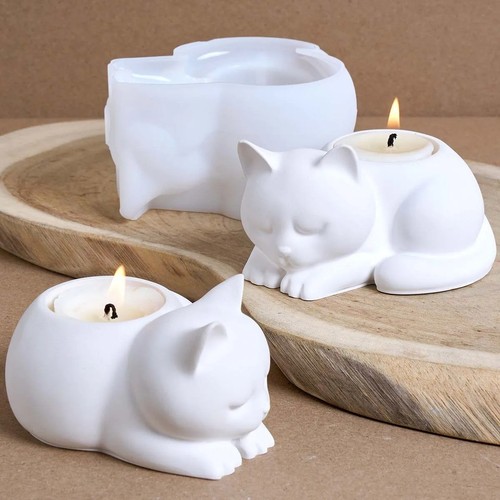 1pc cat candlestick - 1pc, silicone