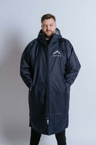 Hazy blue hooded - blue,