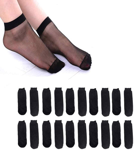 10pairs women sheer - sheer, nylon