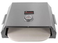 NON-electric or gas stainless steel bread pizza oven with thermostat and stone