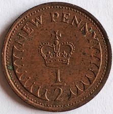 1974 Elizabeth II DECIMAL HALF