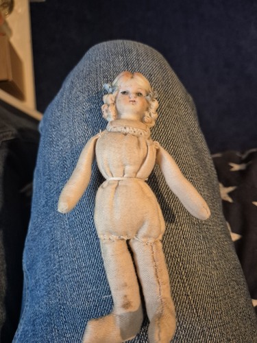 Tiny antique doll - tiny,