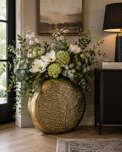 Large gold metal - large,