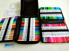 Ohuhu Art Marker Pen 160 colors Brush Tip & Extra Fine Tip Water-based Fine Case