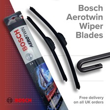 For Honda Jazz MK4 Hatch Bosch Aerotwin Retro Front Windscreen Wiper Blades Set