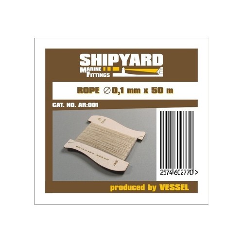 Rope 1mm 50m - x, for