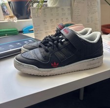 Adidas forum low, black/red