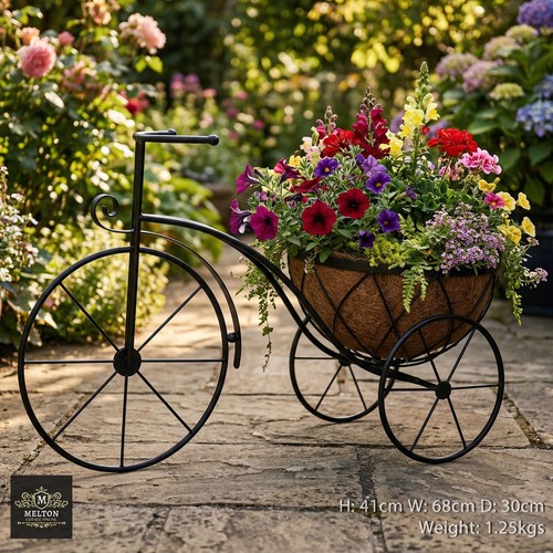 Vintage rustic metal bike - vintage,