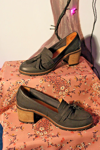 Black fatface loafers 6 - black, uk