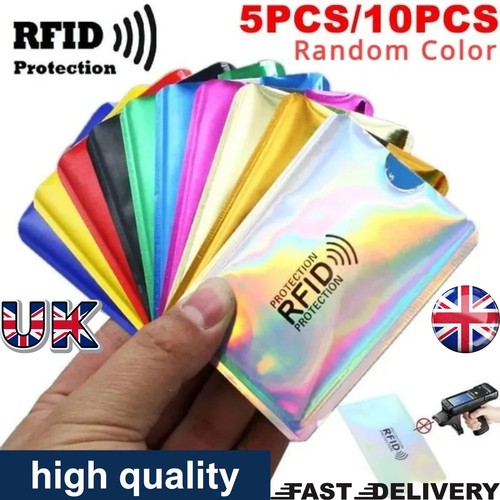 10x rfid bank card sleeve - 10x,
