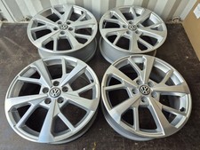 18" VW / Audi alloy wheels Golf Caddy Rims Oem Genuine Set Of 4 Diamond Cut