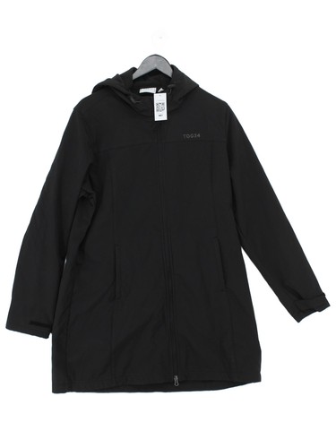 Tog24 rain coat jacket black - rain,