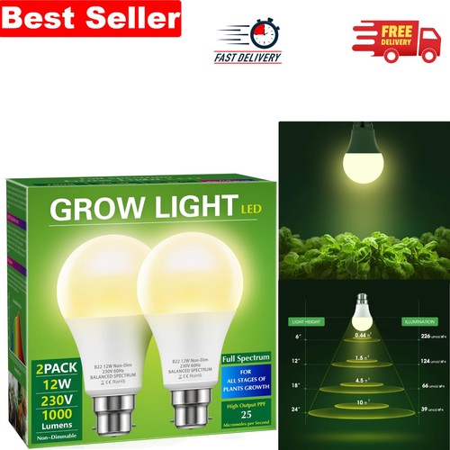 Pack a19 led grow lights - grow,