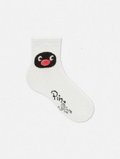 Primark Pingu Women’s White Slipper Socks Sizes 2-5 & 6-8