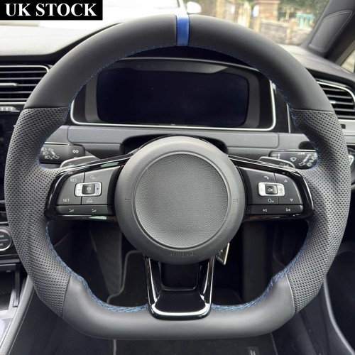 Full leather flat - full, steering
