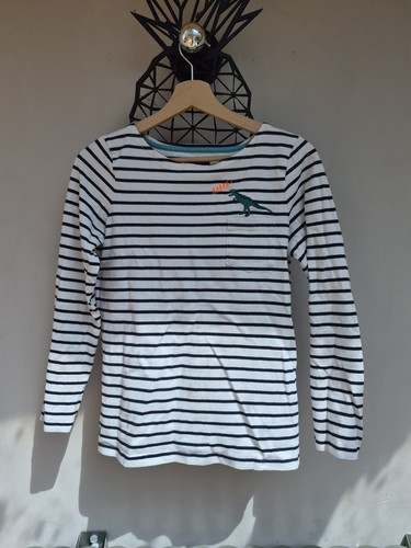 Joules white striped dinosaur - joules,