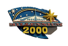 FRIDGE MAGNET - 2000 - Millenium - Dome - Circus - Stars Special year