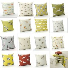 Animal Print Cotton Cushion