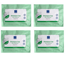 ABENA Shampoo Cap with Conditioner Unscented No Rinse Required 4 x Caps